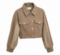 VESTE  BI-MATIERE ALINE