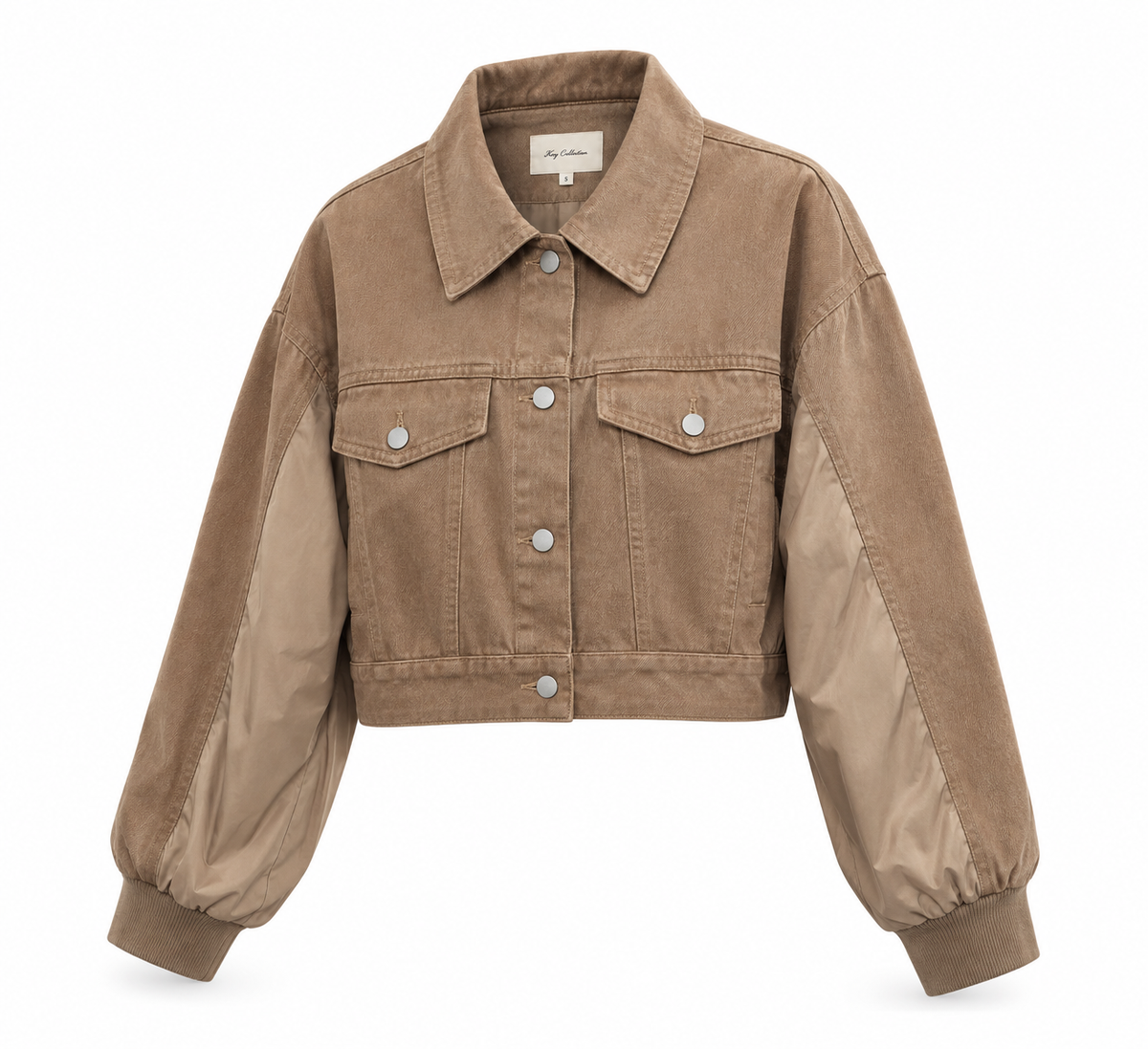 VESTE  BI-MATIERE ALINE