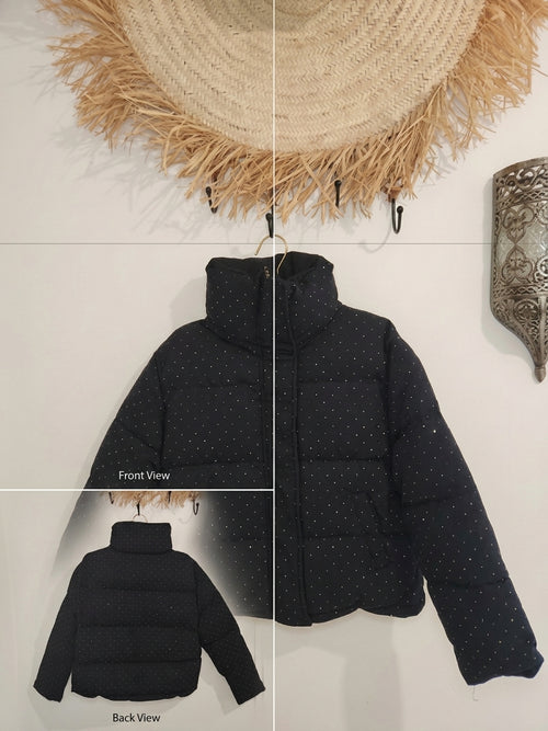 MANTEAU BOMBERS STRASS ANGELE